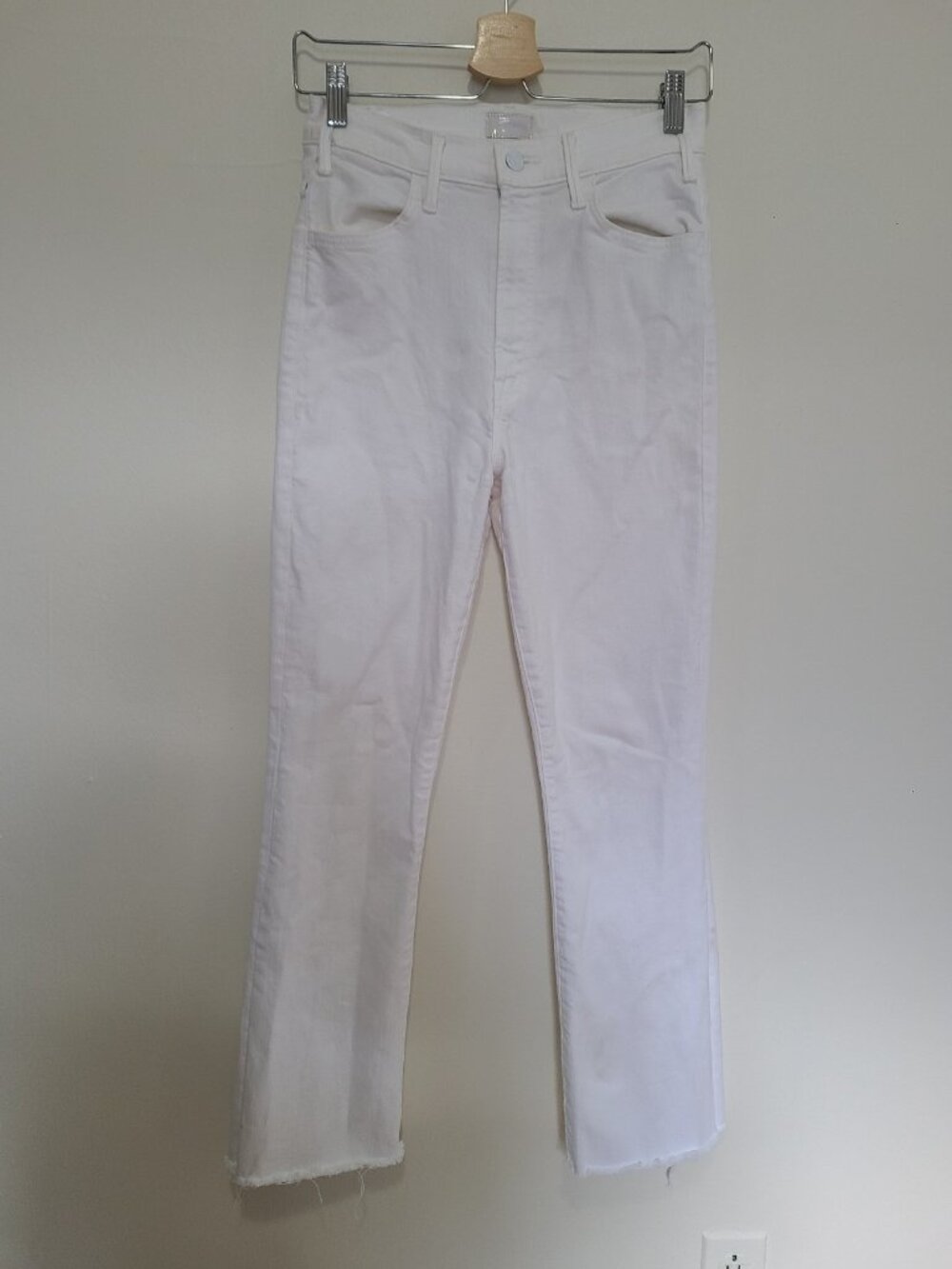 Mother Jeans The Hustler Ankle Fray Sz 28 Fairest Of Them All Made in USA